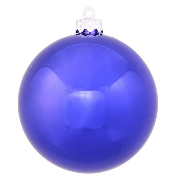Vickerman 3 in. Cobalt Blue Shiny Ball Christmas Ornament Online Sale